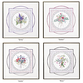 Emily Dickinson's Seasonal Flowers: Four Print Suite