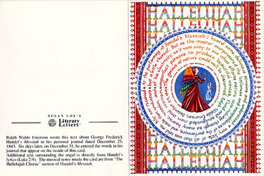 HALLELUJAH ANGEL CHRISTMAS CARD