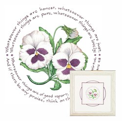 White Pansies